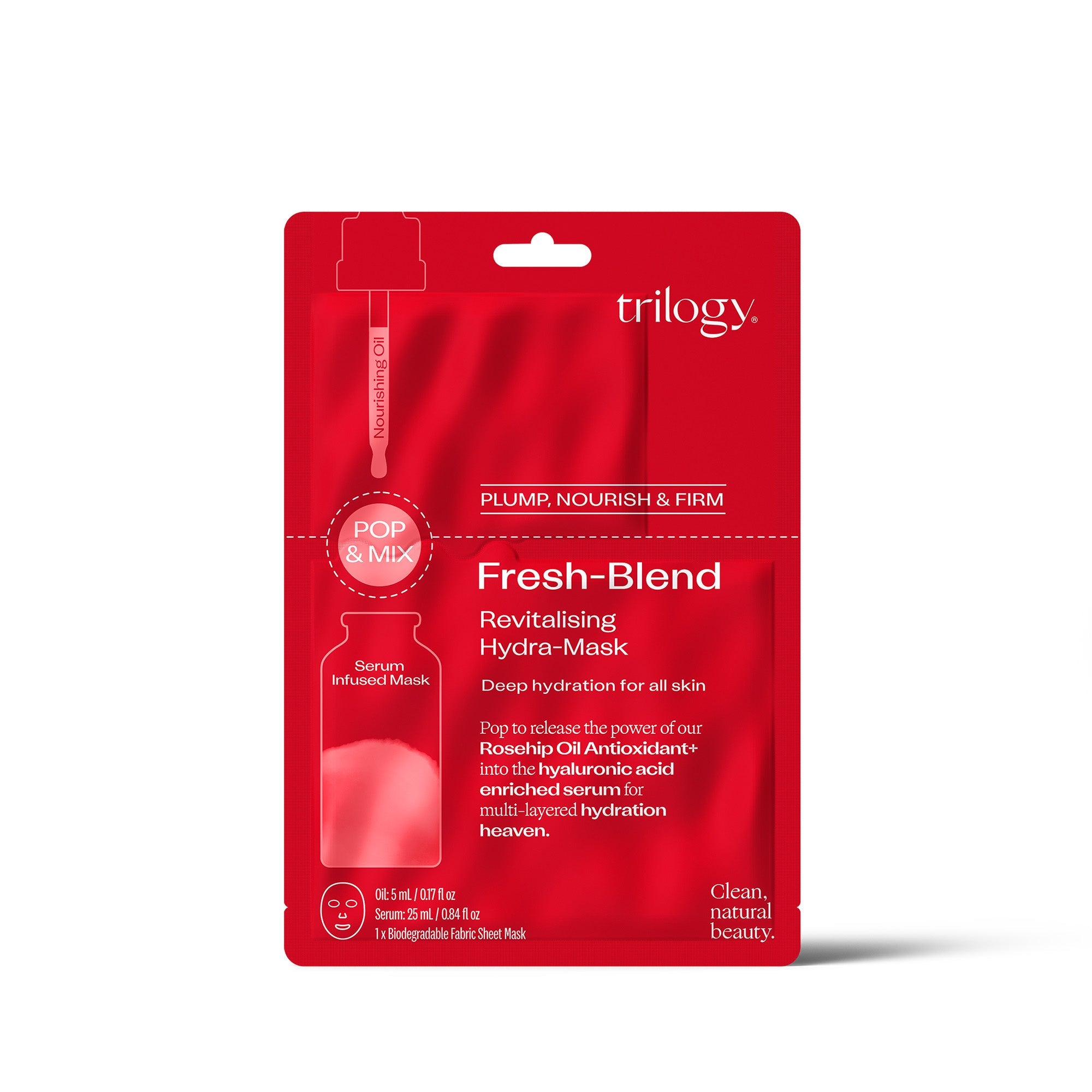 Fresh-Blend Revitalising Hydra-Mask in packaging.