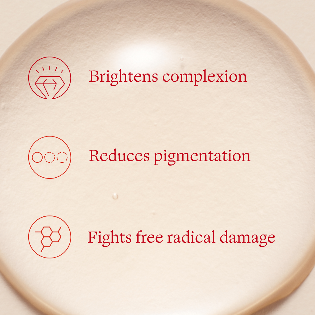 Vitamin C Booster Treatment benefits - Brightens complexion, reduces pigmentation while fighting free radical damage.