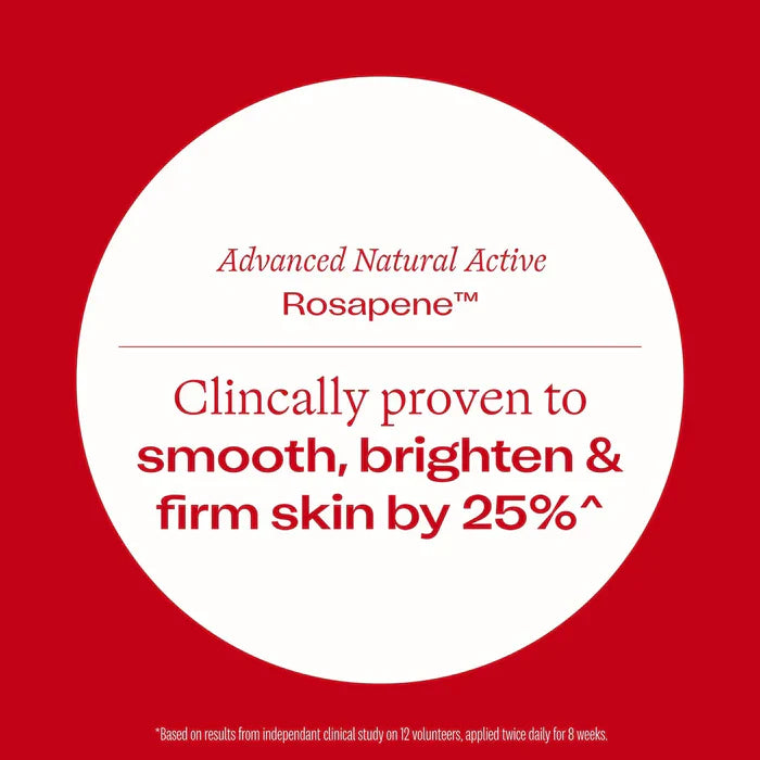 Eye Contour Cream advanced natural actives Rosapene™, clinically proven to smooth, brighten and firm skin by 25%.