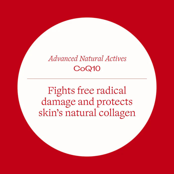 CoQ10 Booster Oil advanced natural active CoQ10 fights free radical damage and protect skin's natural collagen.