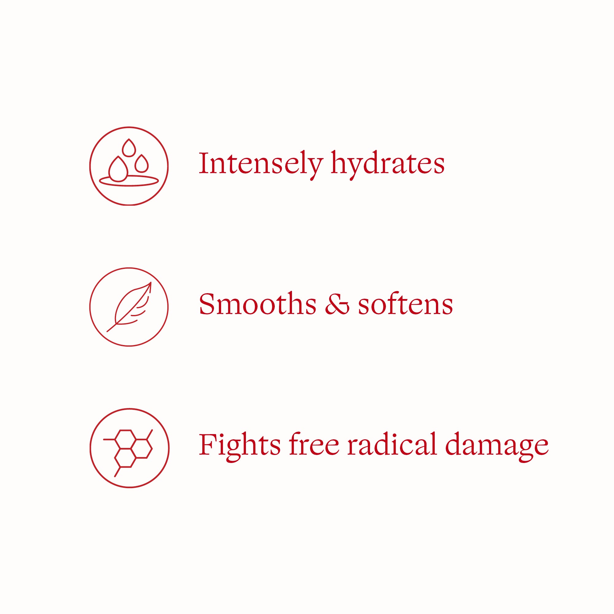 Hyaluronic Acid+ Booster Treatment benefits - Intensely hydrates, smooths and softens, fights free radical damage.
