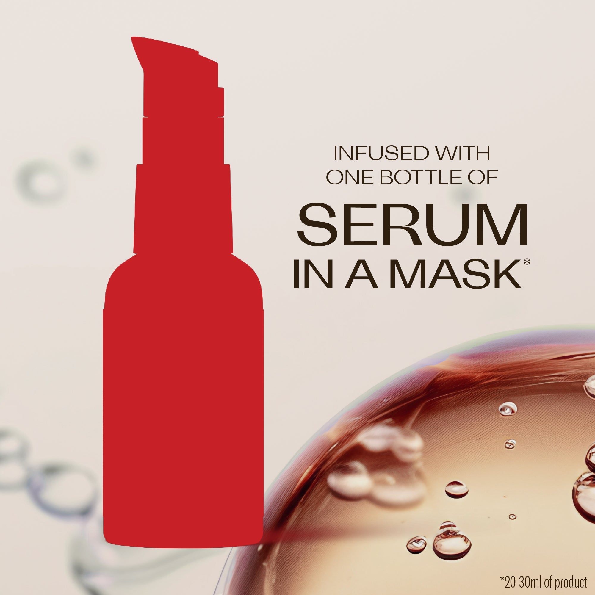 Fresh-Blend Revitalising Hydra-Mask is infused with one bottle of serum in this mask.