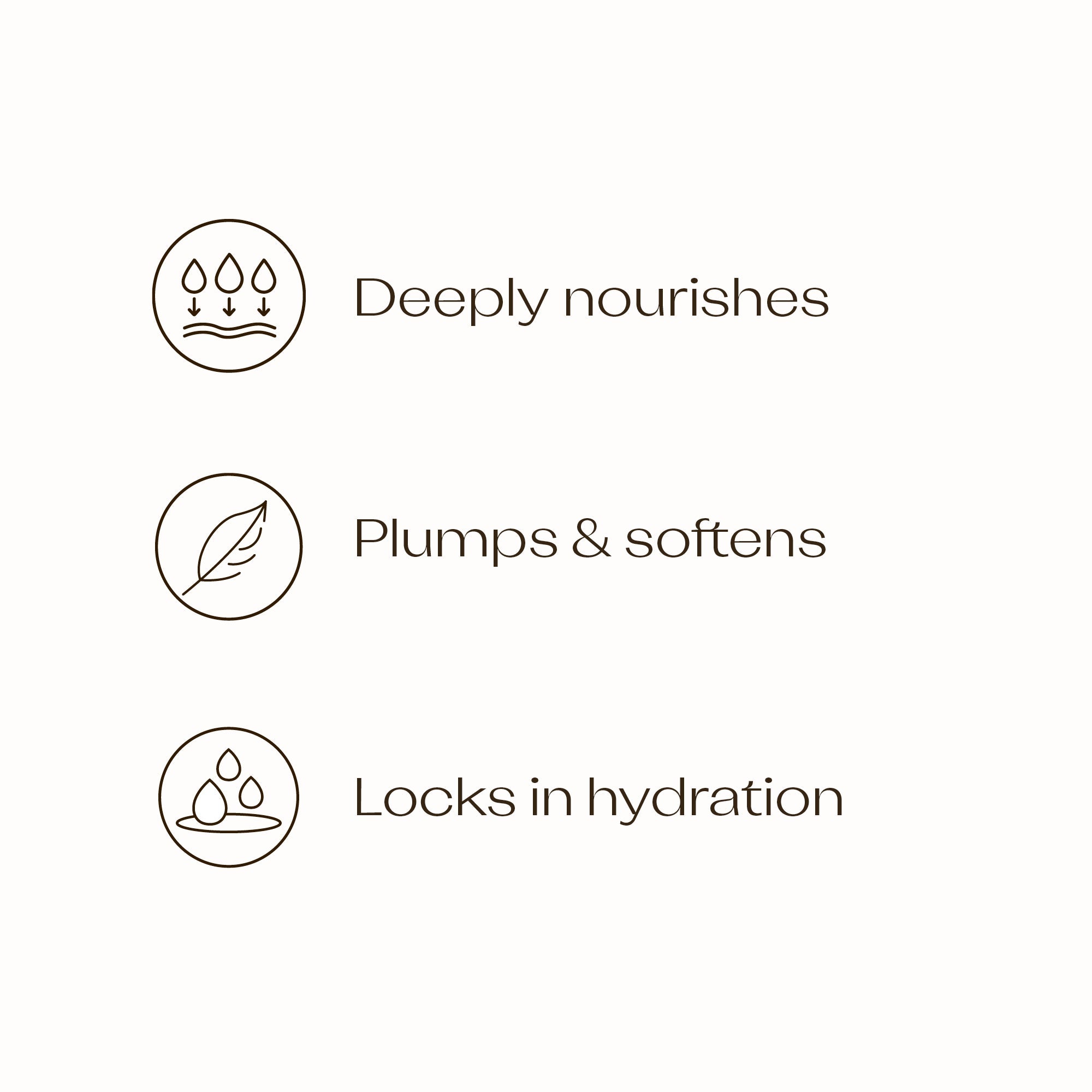 Fresh-Blend Revitalising Hydra-Mask benefits - deeply nourishes, plumps and softens and locks in hydration.