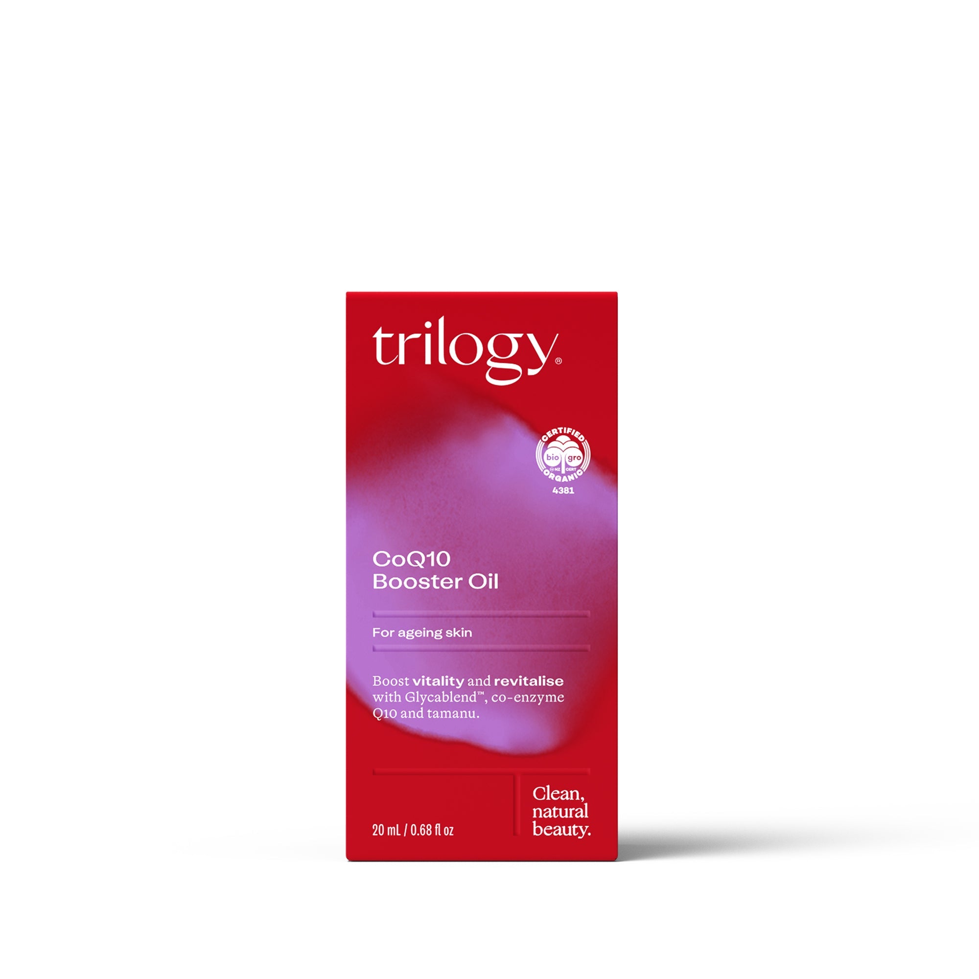 CoQ10 Booster Oil in packaging.