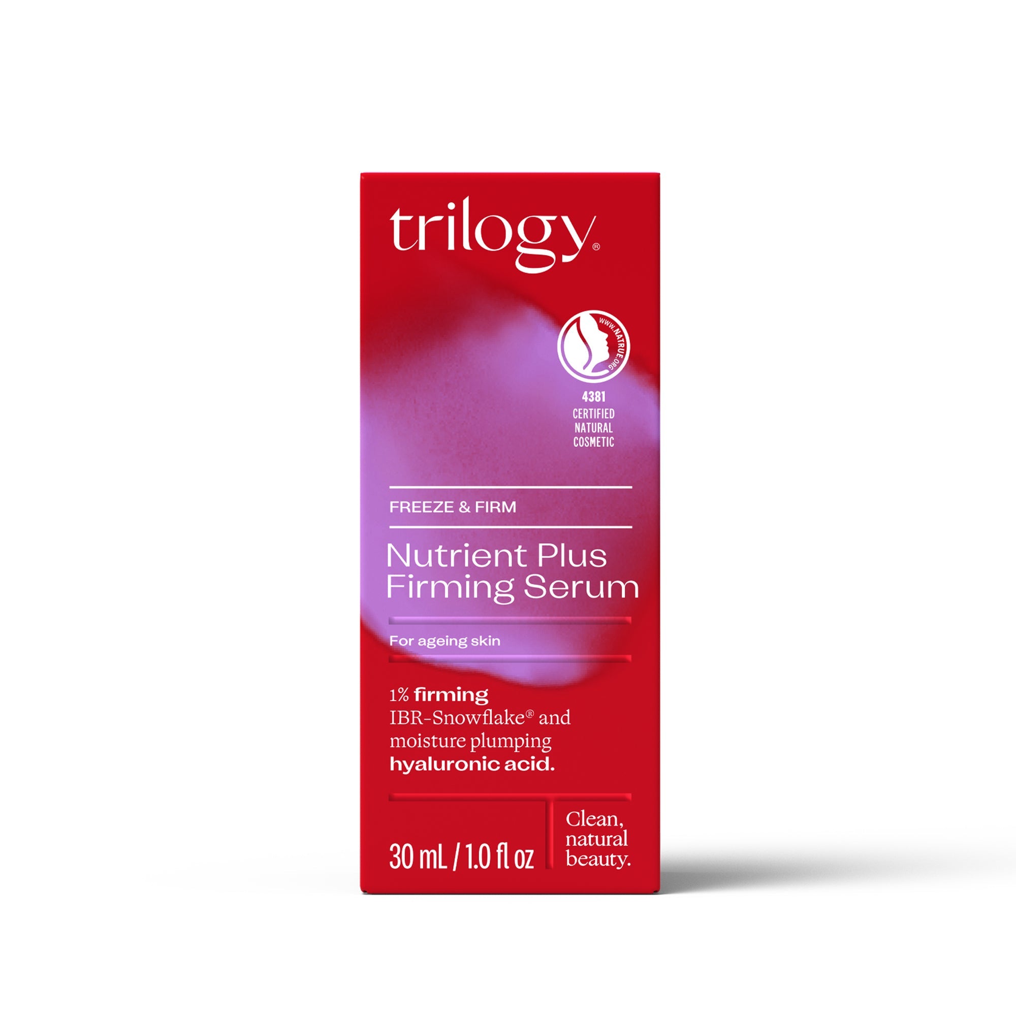 Nutrient Plus Firming Serum in packaging.