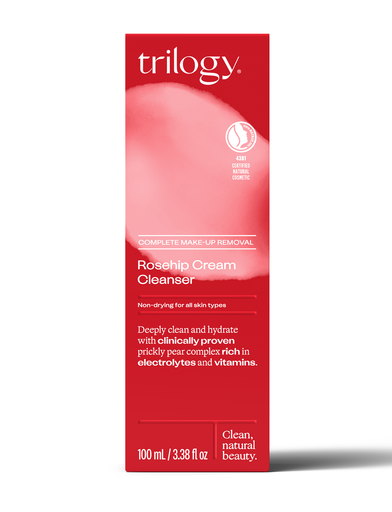 Rosehip Cream Cleanser 100mL in packaging.