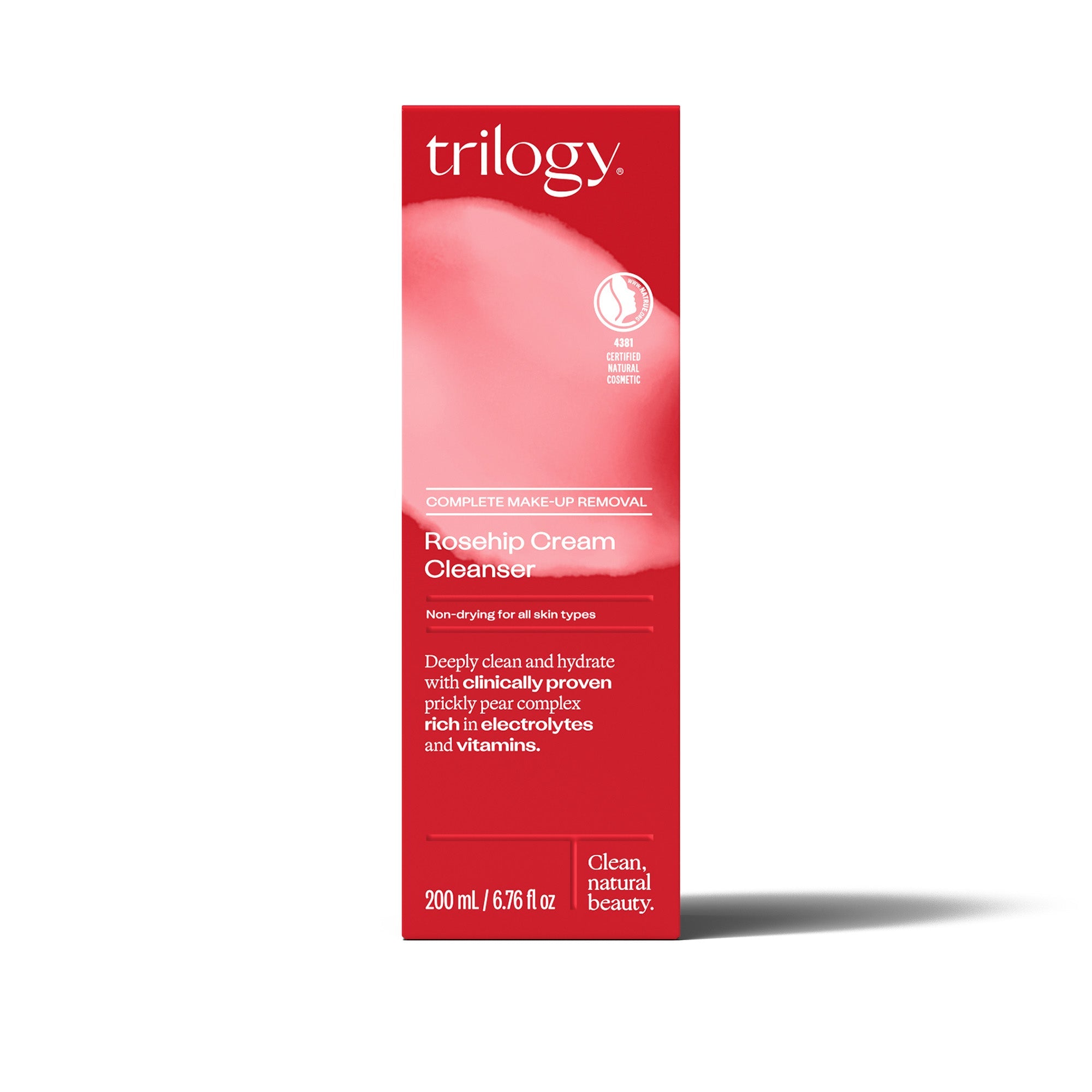 Rosehip Cream Cleanser in packaging.