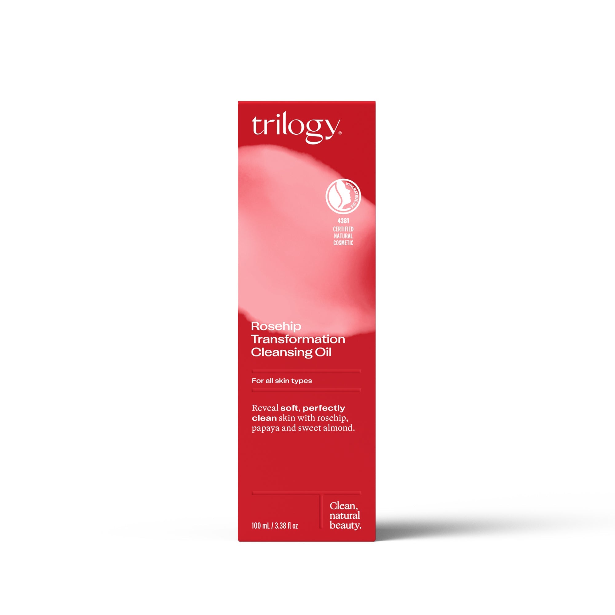 Rosehip Transformation Cleansing Oil in packaging.