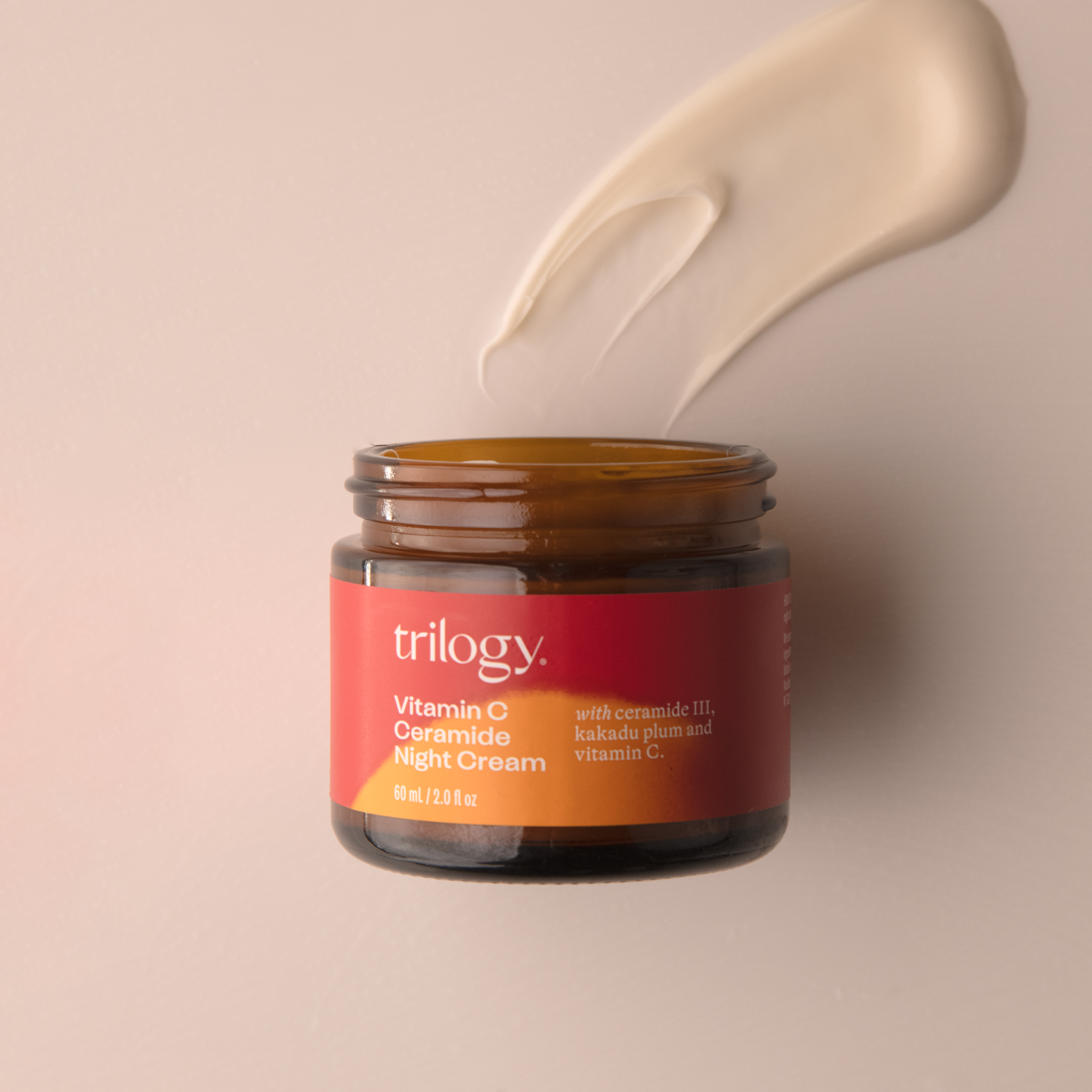 Trilogy Skincare Vitamin C Ceramide Night Cream a luxurious and thick night cream for overnight hydration.