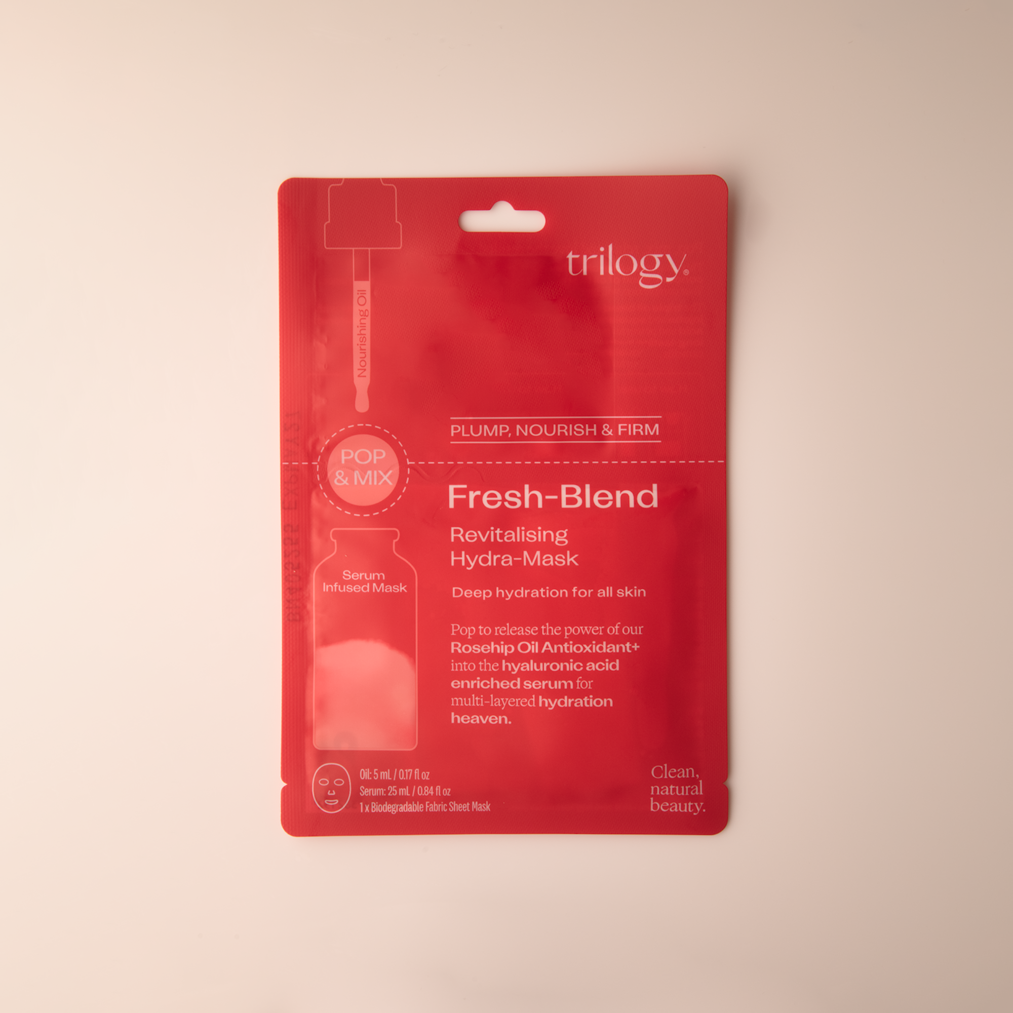 Trilogy Skincare Fresh-Blend Revitalising Hydra-Mask.