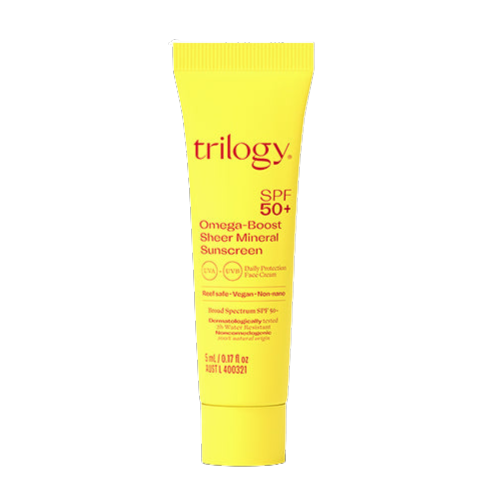 SPF 50+ Omega-Boost Sheer Mineral Sunscreen, 5mL