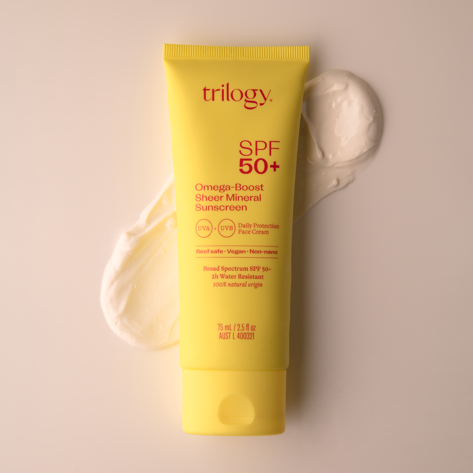 Trilogy Skincare SPF 50+ Omega-Boost Sheer Mineral Sunscreen