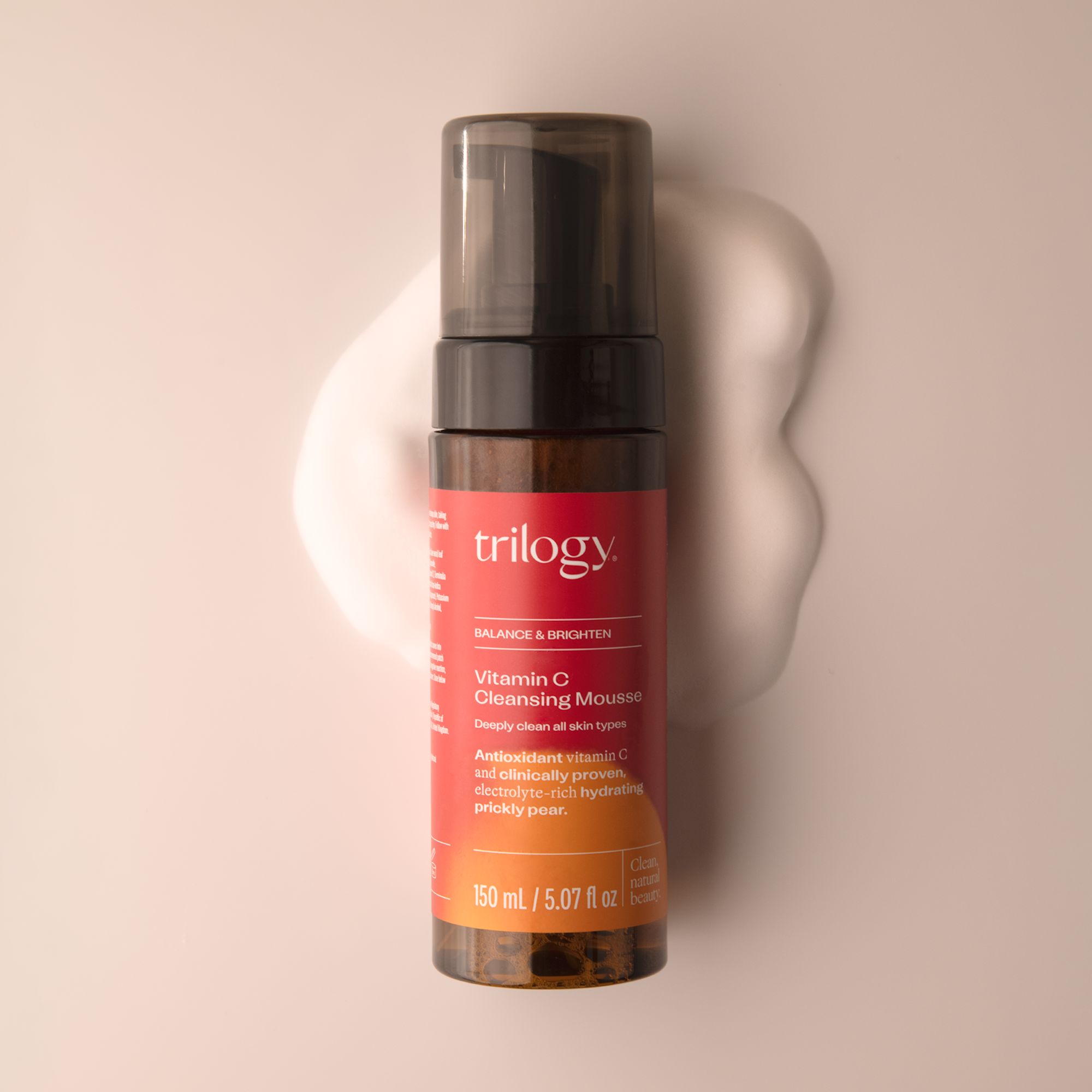 Trilogy Skincare Vitamin C Cleansing Mousse 150ml 