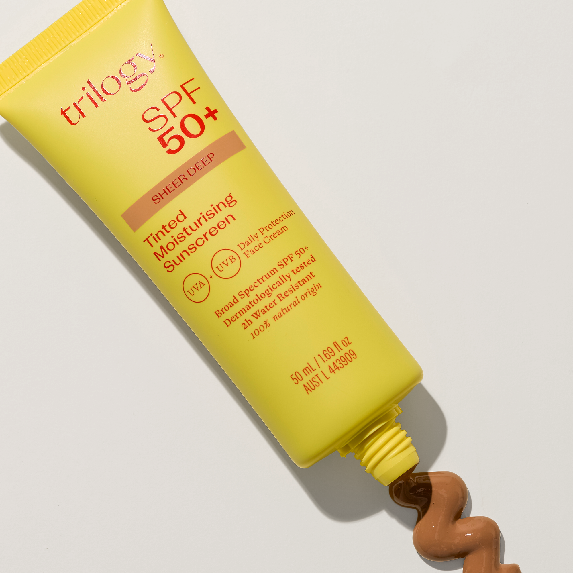 SPF 50+ Sheer Tinted Moisturising Sunscreen